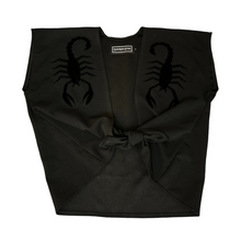 Load image into Gallery viewer, Tie Front Shirts - Flame, Snake, Scorpion, Chain, Barbed Wire