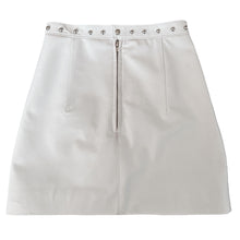 Load image into Gallery viewer, Leather Studded Cobra Skirt