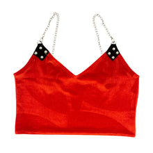 Load image into Gallery viewer, Velvet & Chain Tank