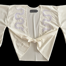 Load image into Gallery viewer, Snake Kimono: Black, White, Red