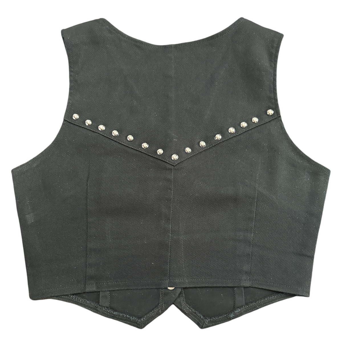 トップス HELLRAZOR Duck Vest Studded Rocker Vest – Chain Driven Apparel
