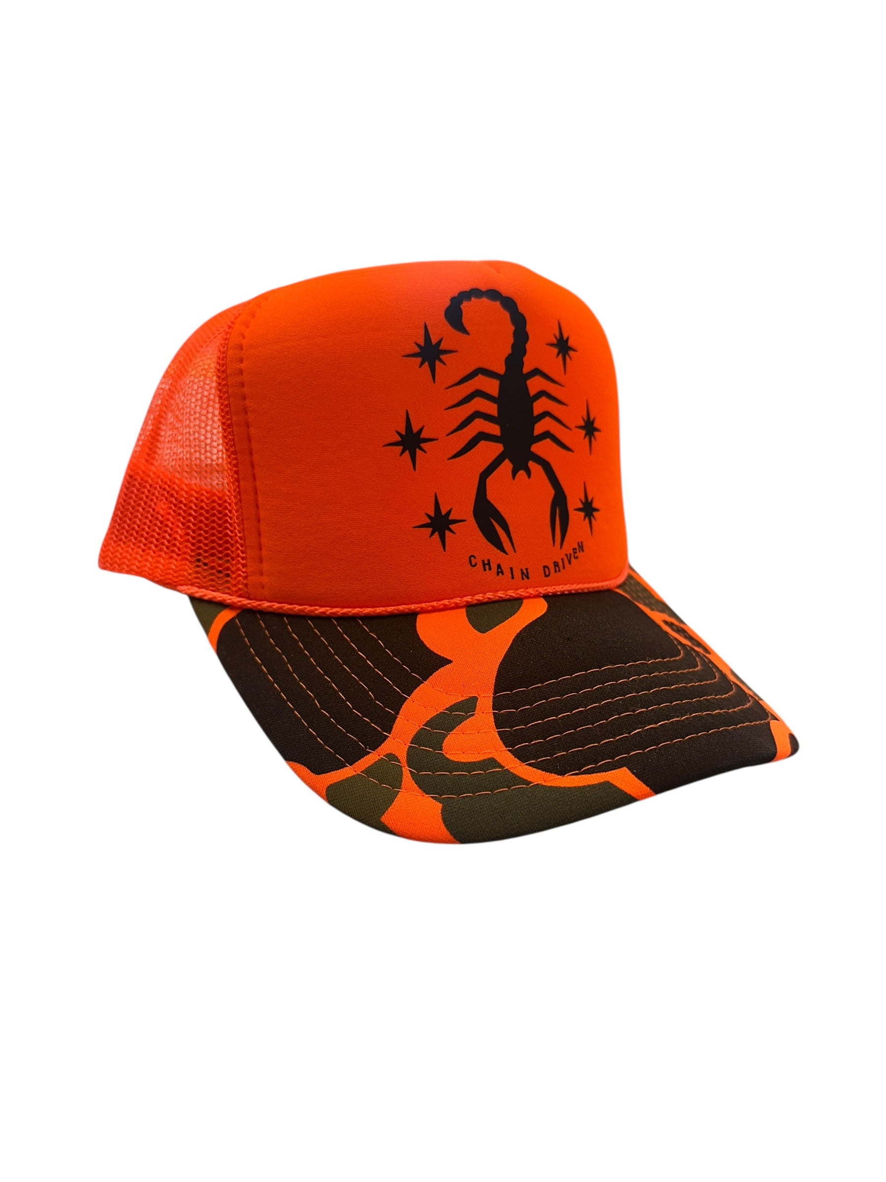 Scorpion and Star Camo Trucker Hat