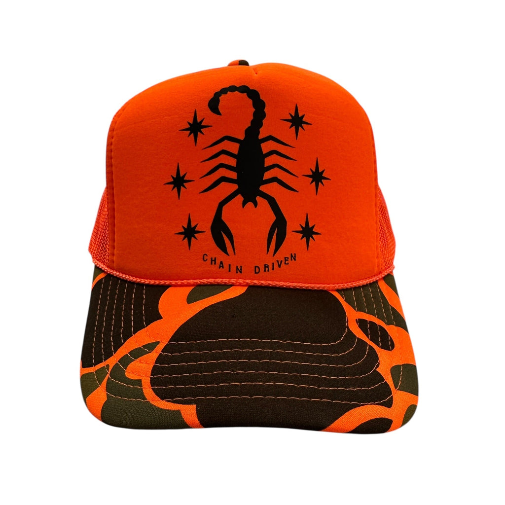 Scorpion and Star Camo Trucker Hat