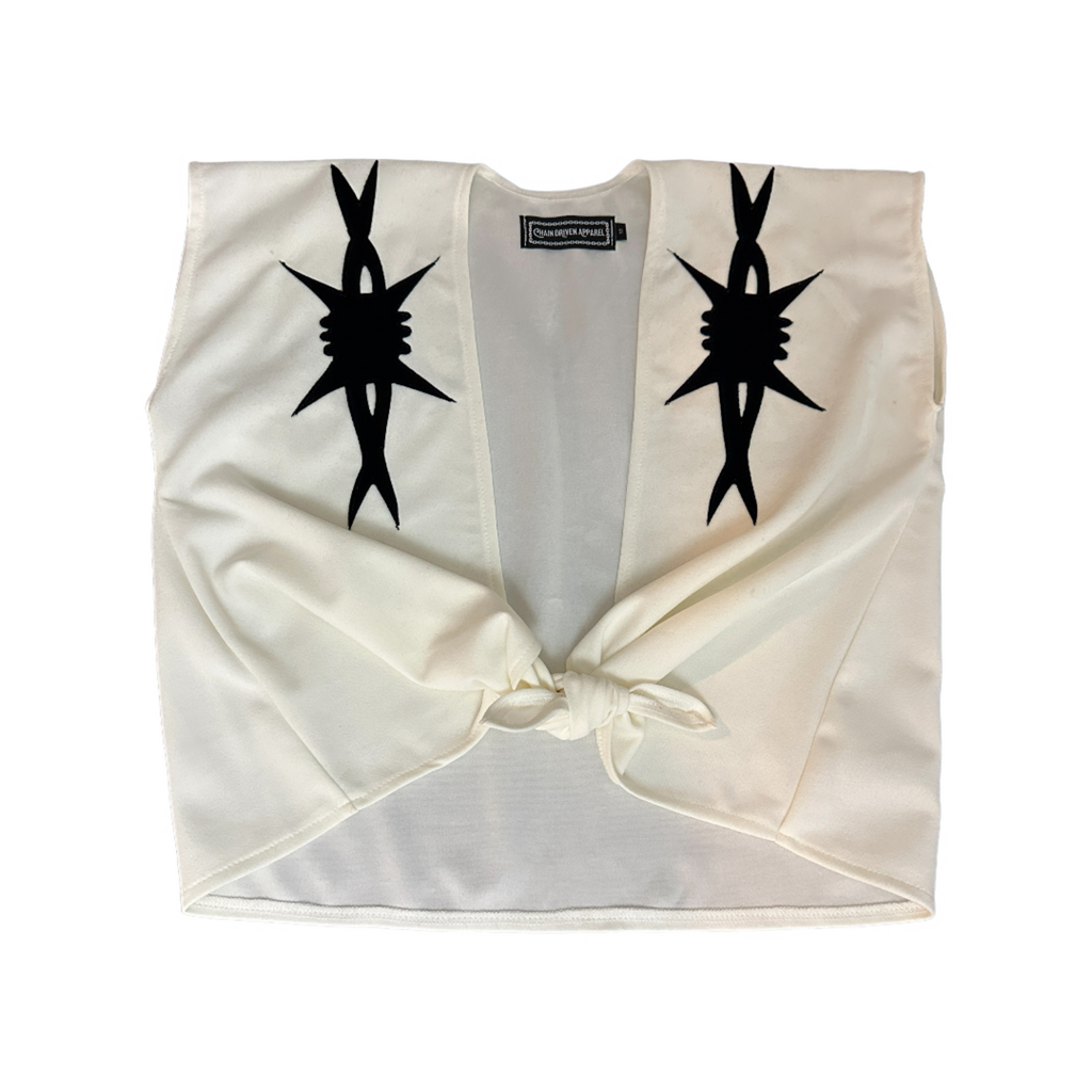 Tie Front Shirts - Flame, Snake, Scorpion, Chain, Barbed Wire
