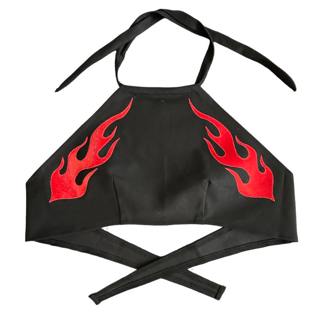 Halters:  Dagger/Heart, Flames