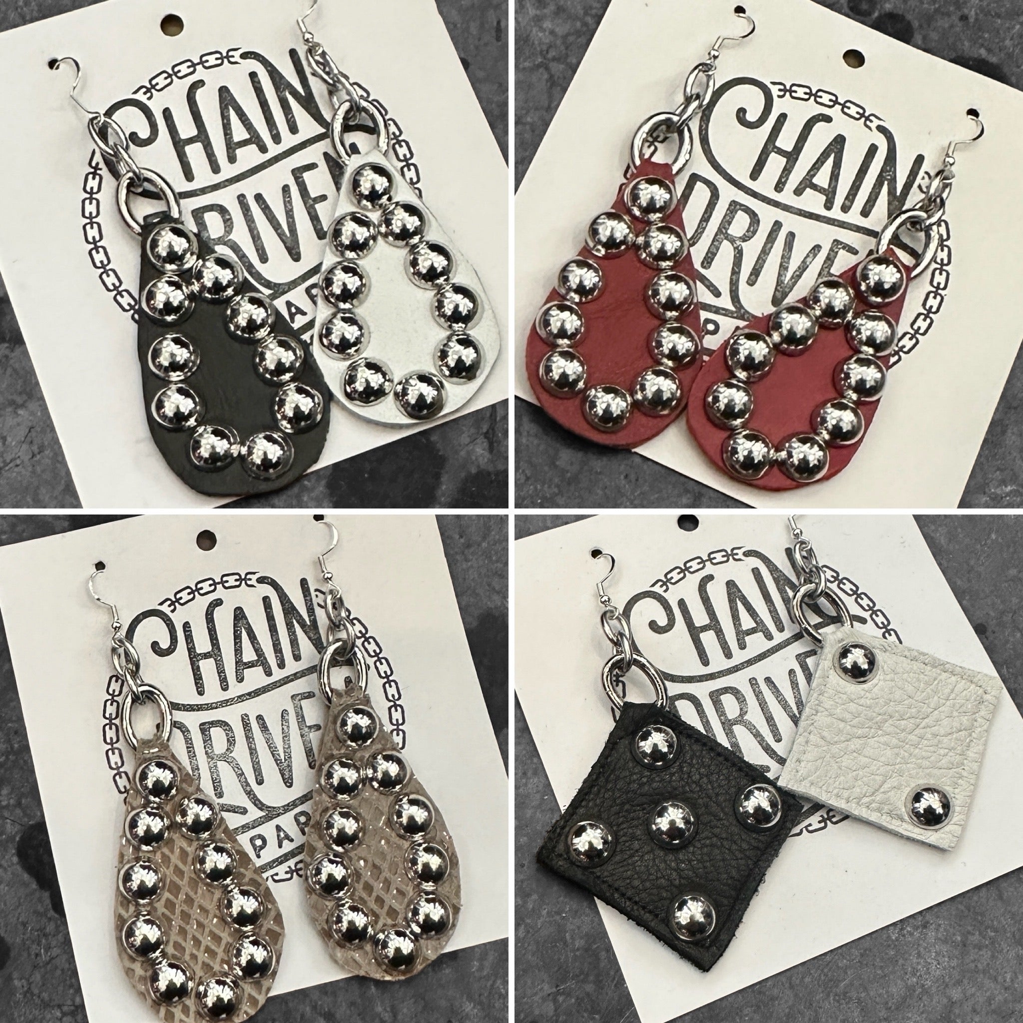 Leather Earrings