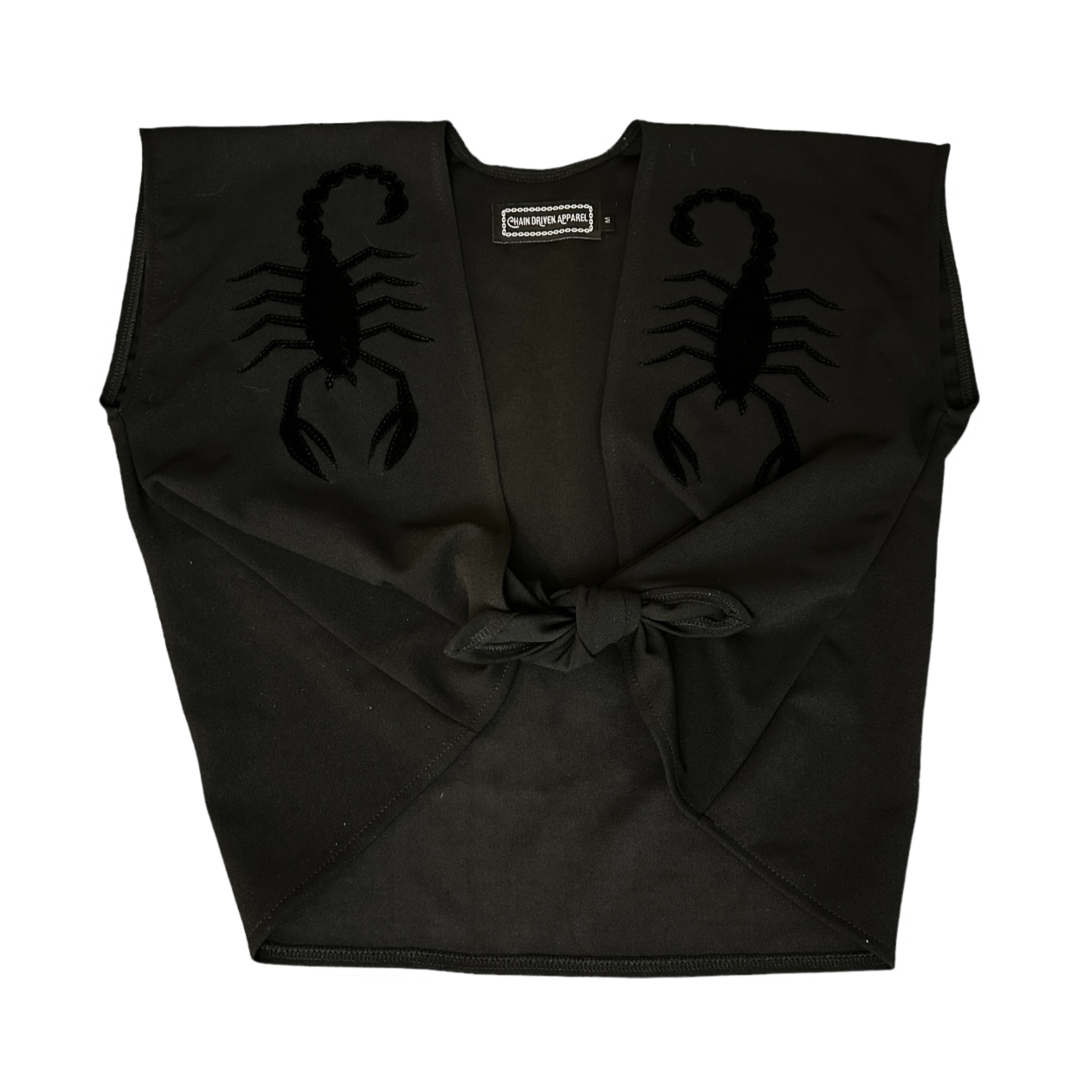 Tie Front Shirts - Flame, Snake, Scorpion, Chain, Barbed Wire