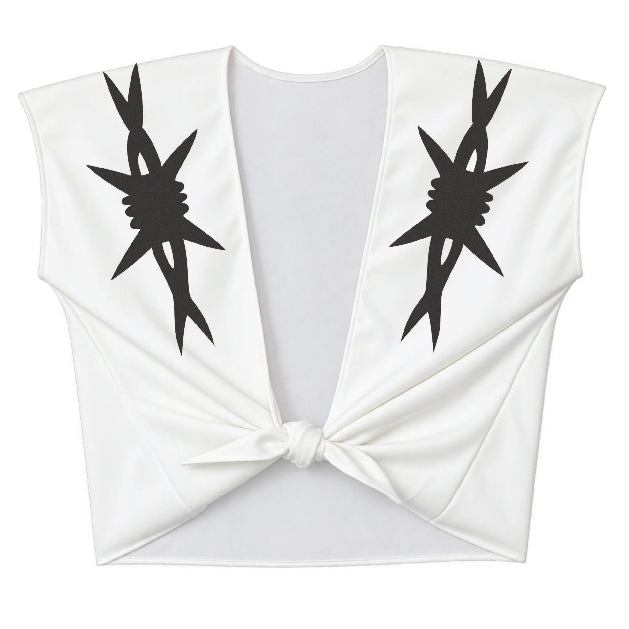 Barbed Wire Tie Front