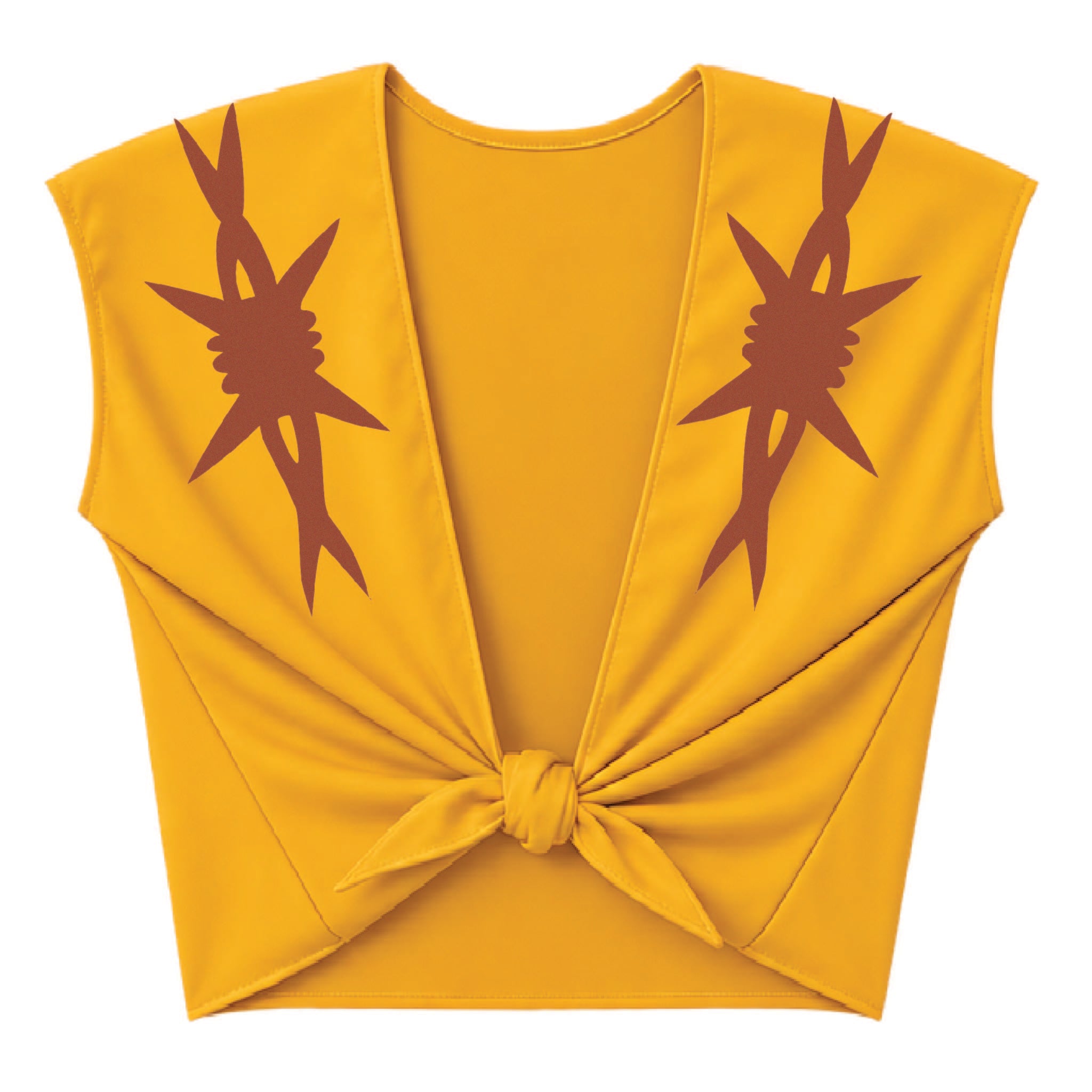 Barbed Wire Tie Front