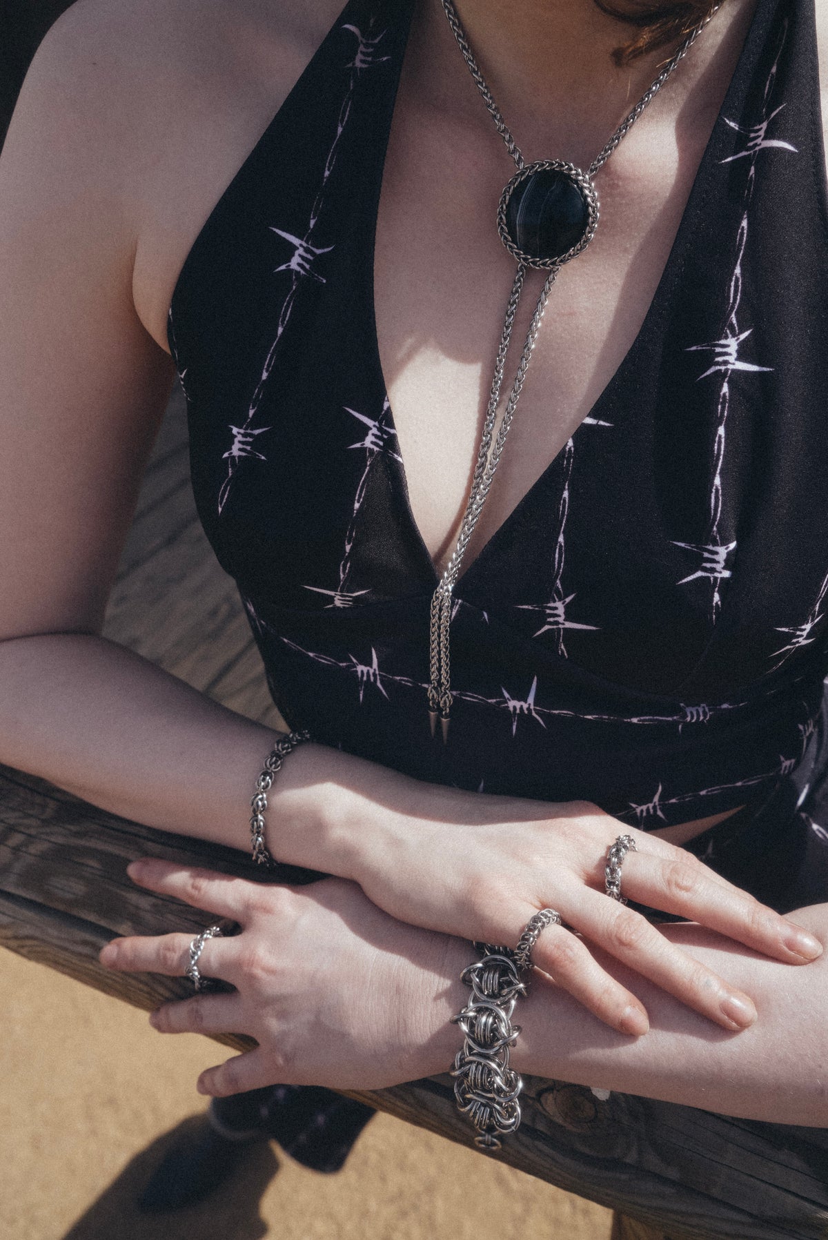Barbed Wire Halter
