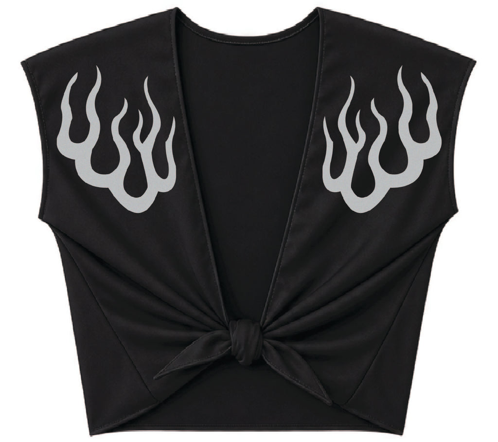 Flame Tie Front
