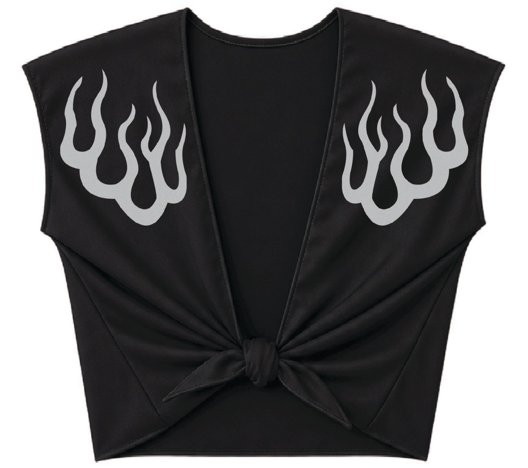 Flame Tie Front