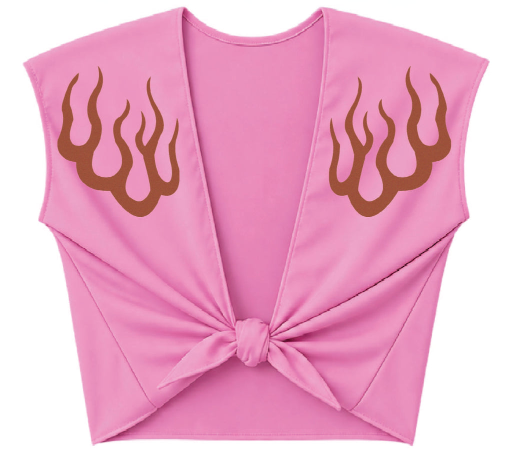 Flame Tie Front