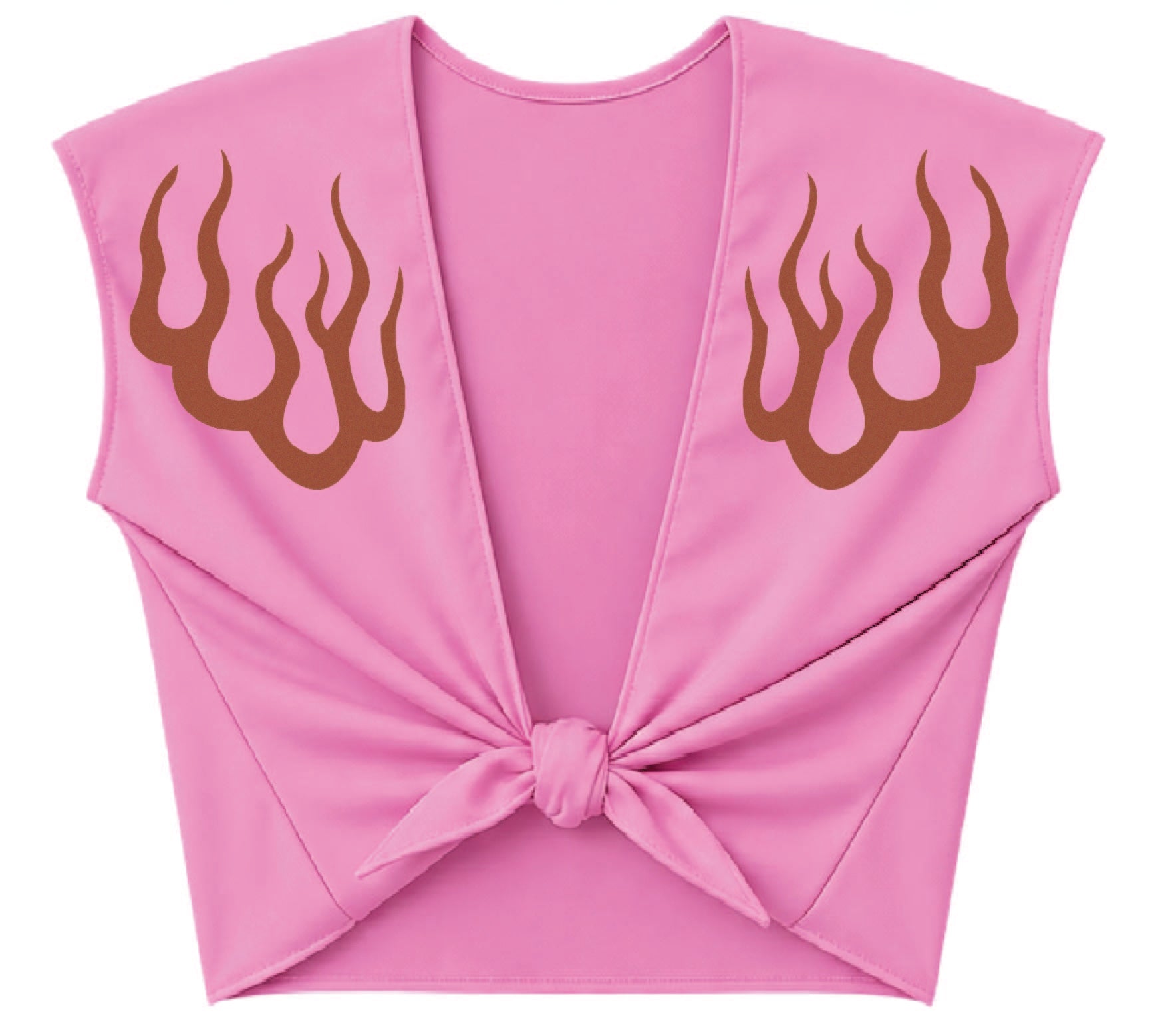 Flame Tie Front