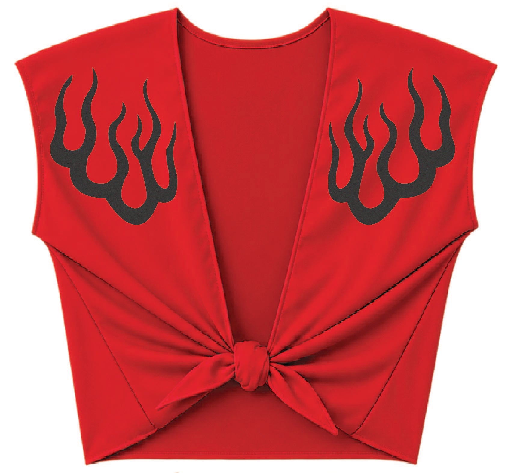 Flame Tie Front