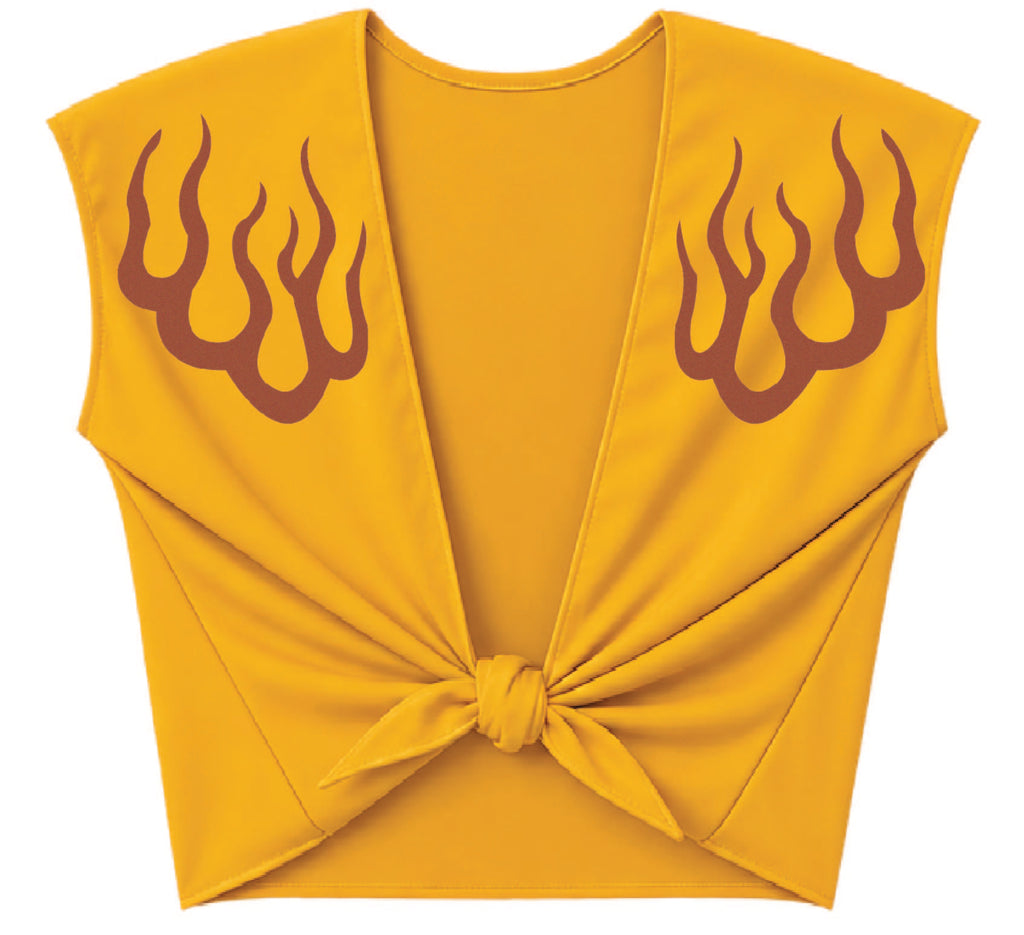 Flame Tie Front