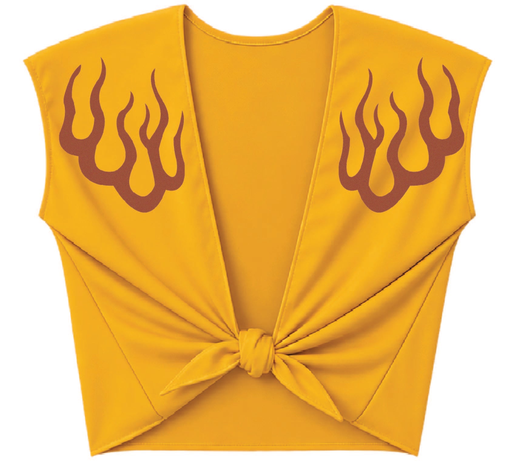 Flame Tie Front