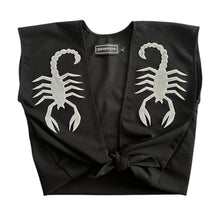 Load image into Gallery viewer, Scorpion Tie Front Shirt READY TO SHIP
