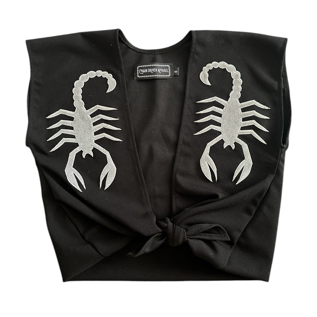 Scorpion Tie Front Shirt READY TO SHIP