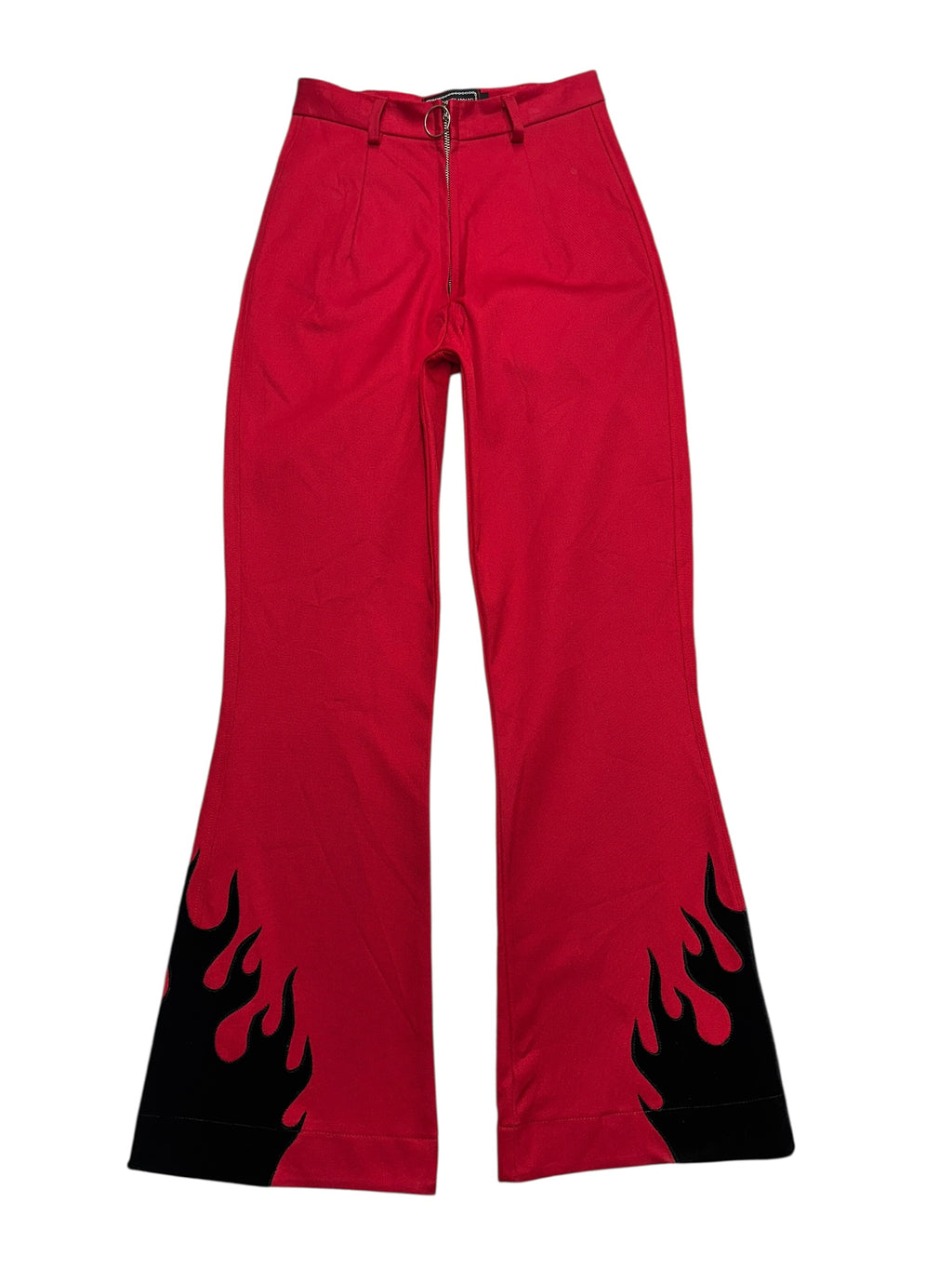 Red Flame and Fringe Suit