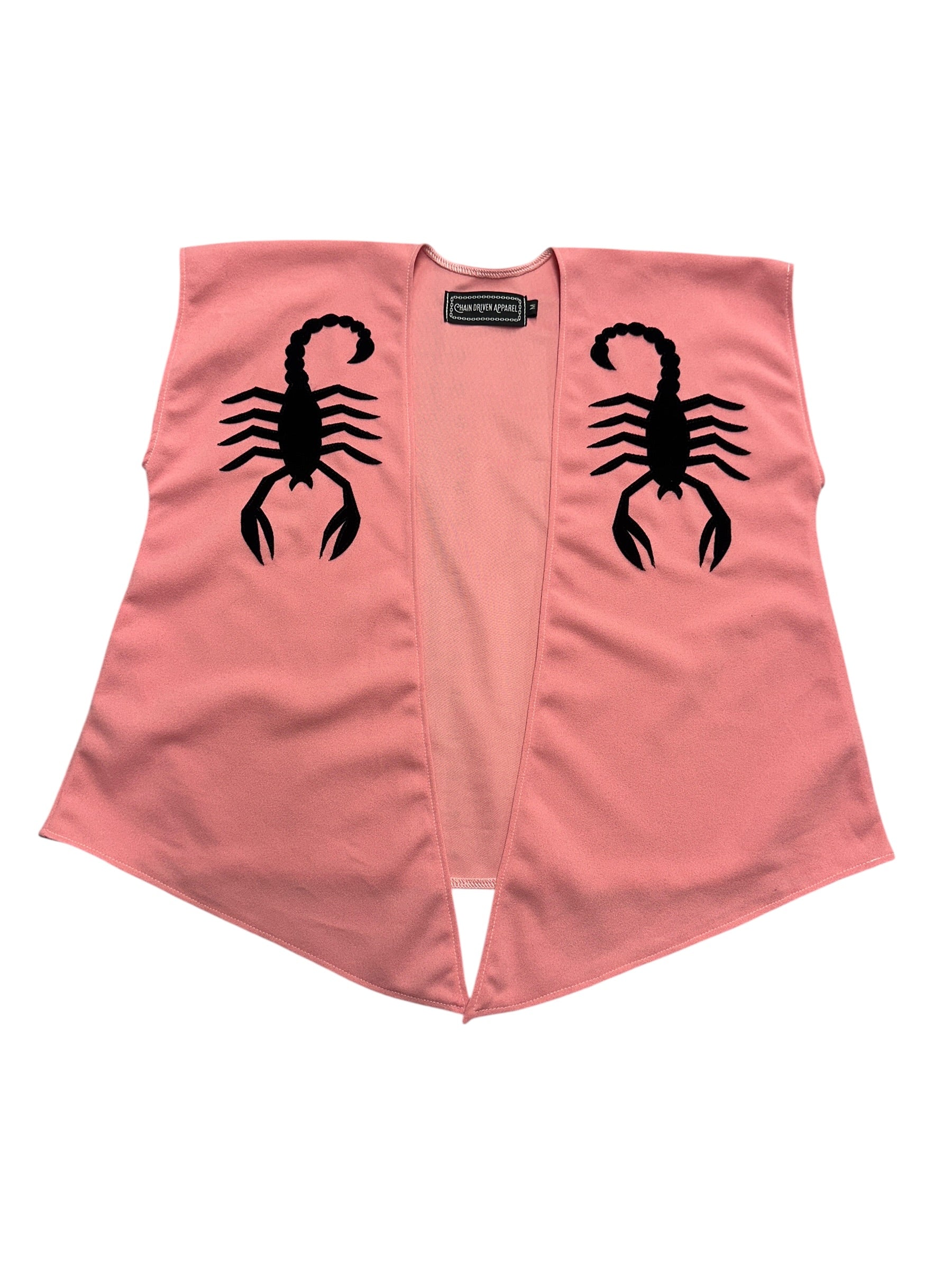 Pink Scorpion Tie Front