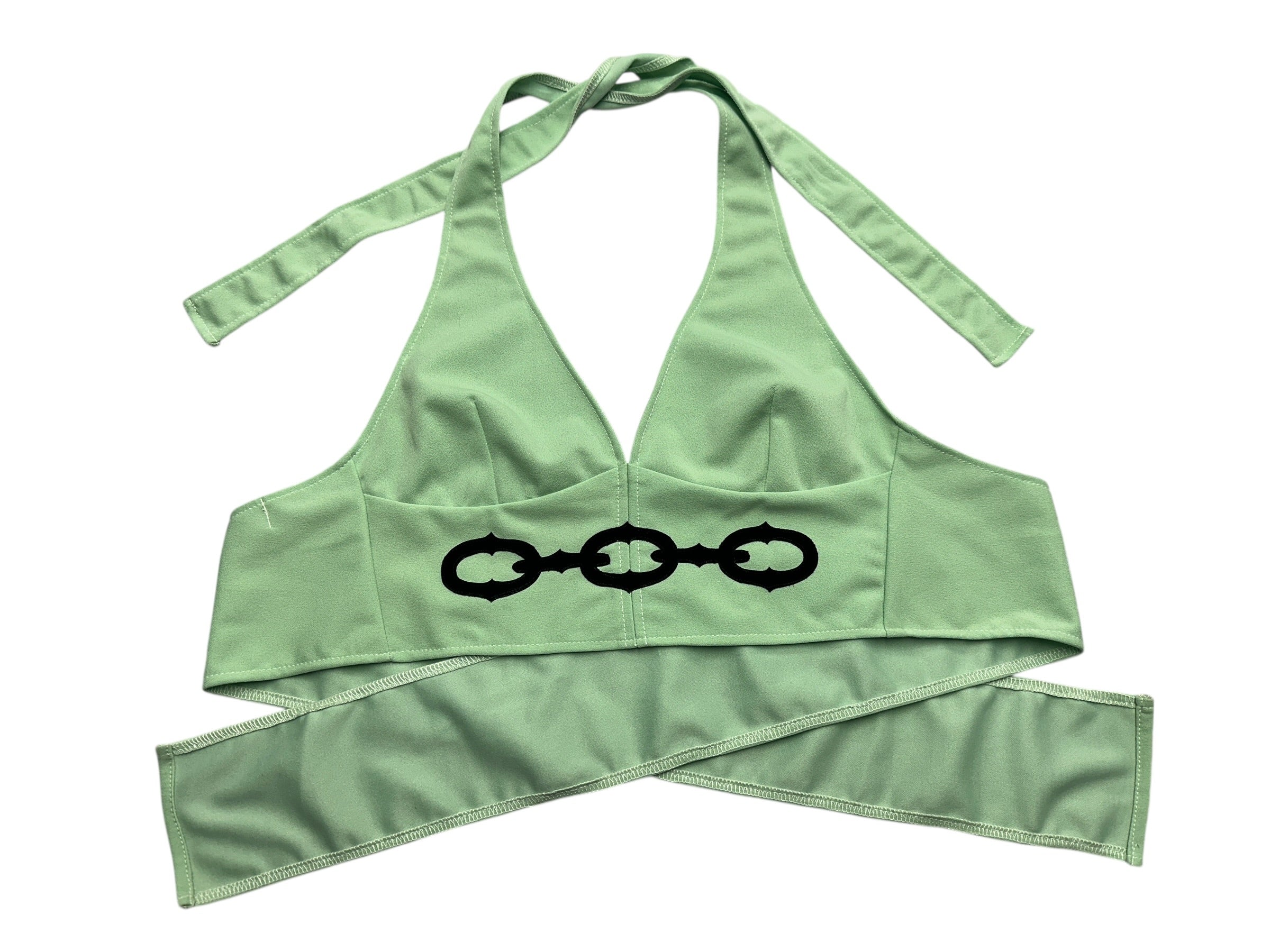 Sea Foam Green Chain Halter
