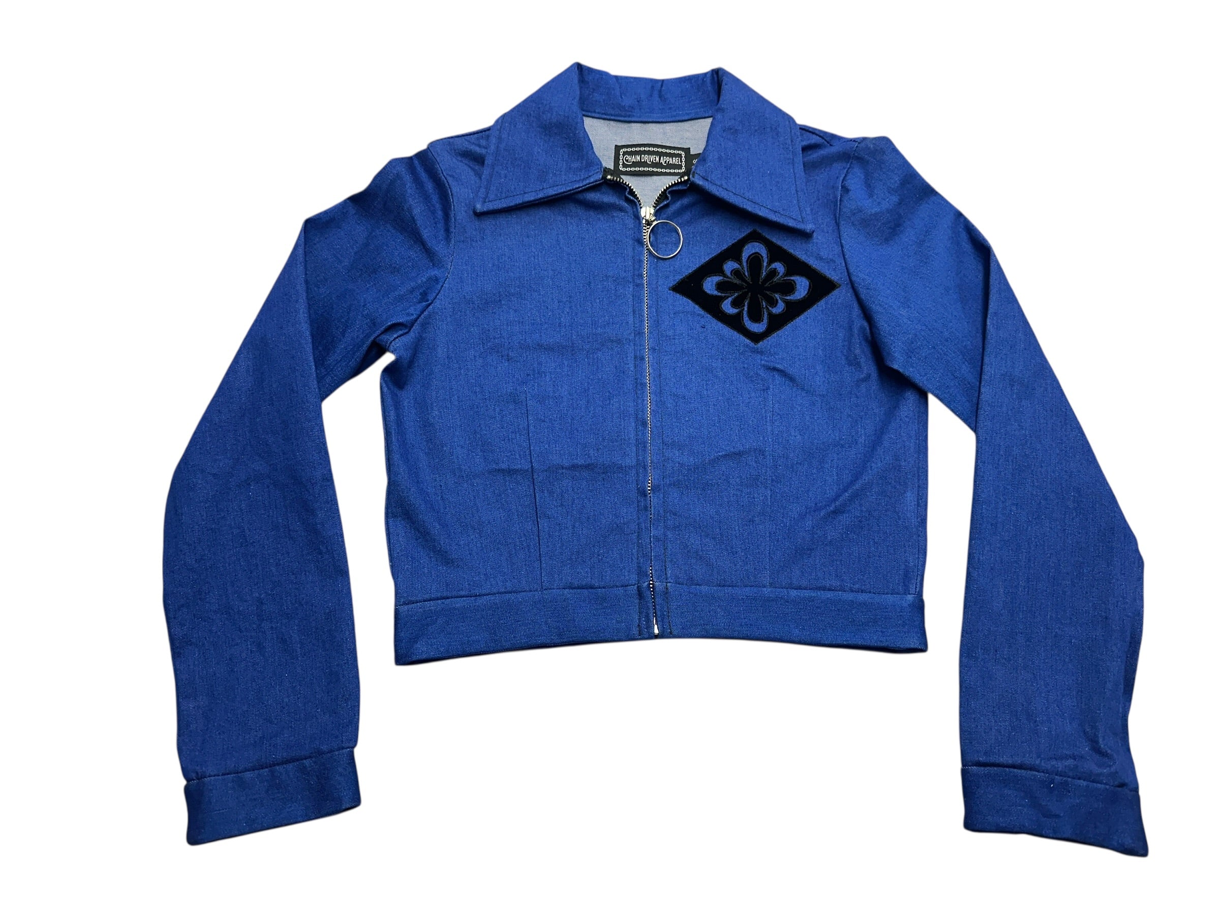 True Blue Denim Desert Tile Jacket