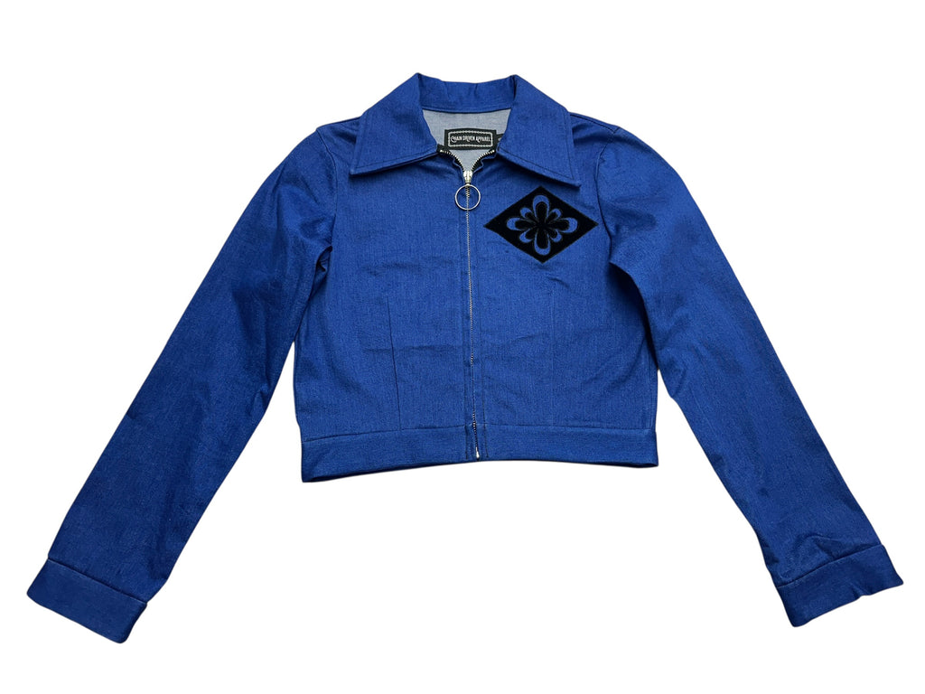True Blue Denim Desert Tile Jacket