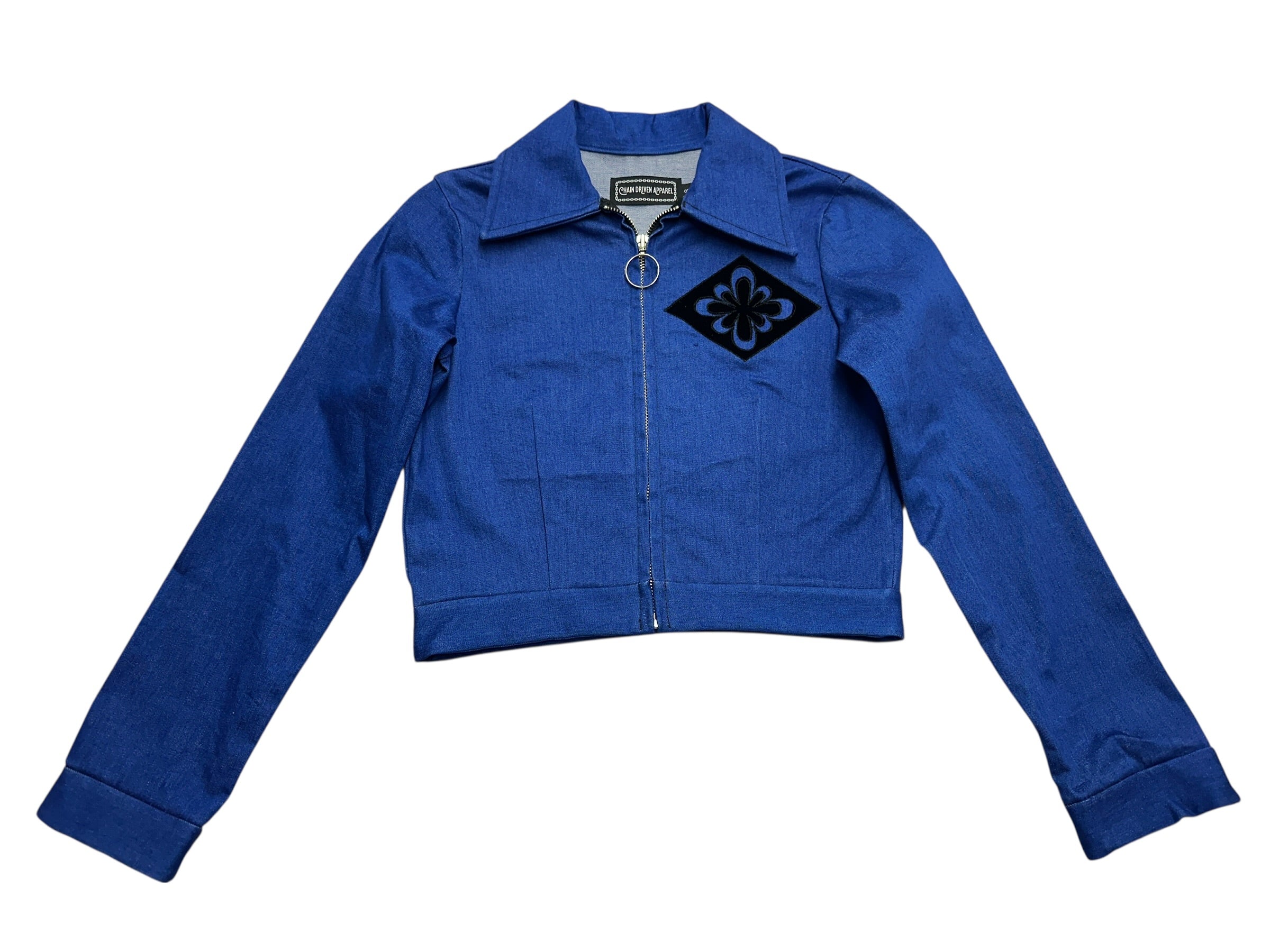 True Blue Denim Desert Tile Jacket