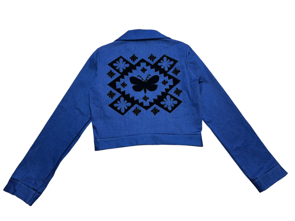 True Blue Denim Desert Tile Jacket