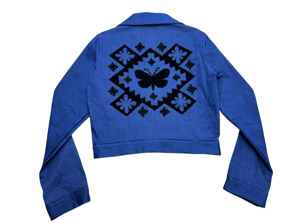 True Blue Denim Desert Tile Jacket