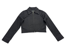 Load image into Gallery viewer, Black Denim Dagger Jacket
