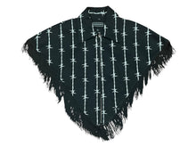 Load image into Gallery viewer, Barbed Wire Fringe Cape READY TO SHIP
