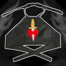 Load image into Gallery viewer, Halters:  Dagger/Heart, Flames
