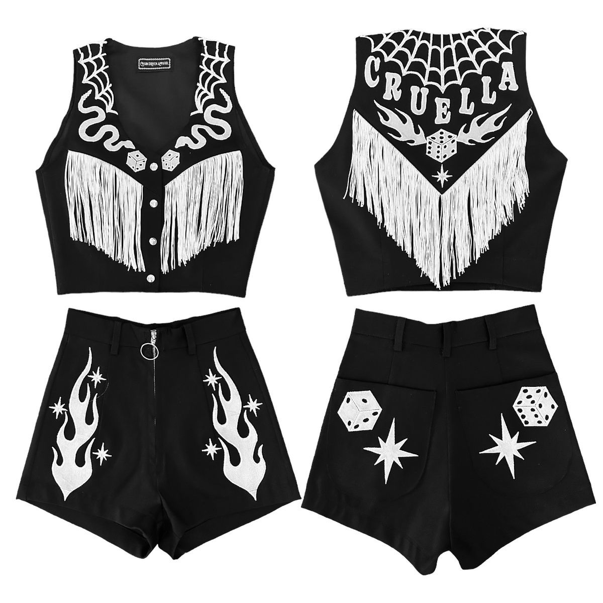 Custom 2 Piece Suit: Vest + Short