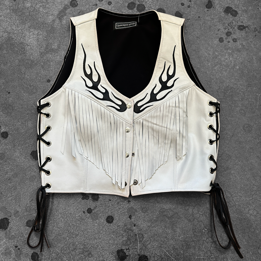 Leather Fringe Vests