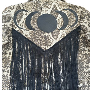 Snakeprint & Moon Phase Upholstery Jacket