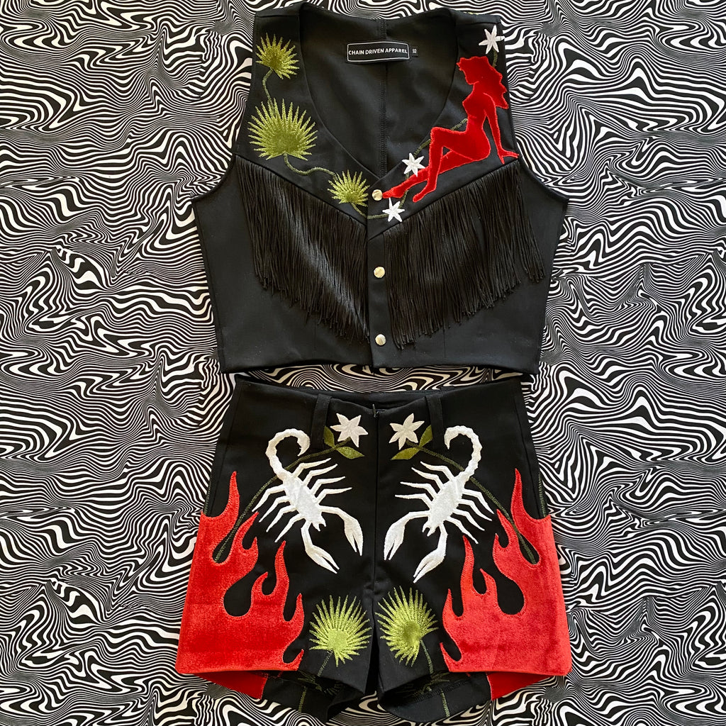 Custom 2 Piece Suit: Vest + Short